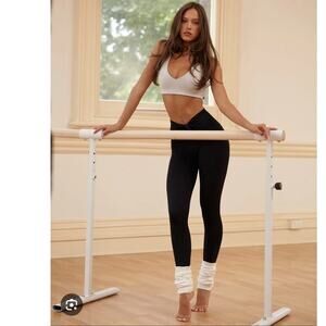 CSB Crop Shop Boutique IM Isabelle Mathers Drawstring Leggings M Black